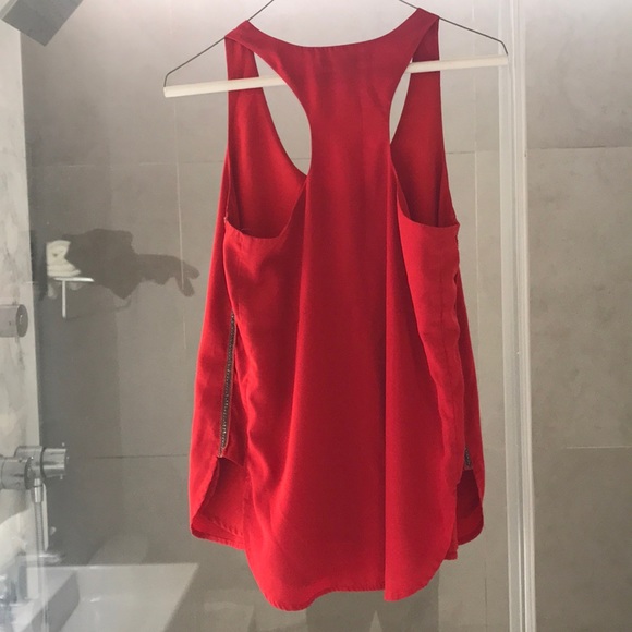 Armani Exchange red tank top - Picture 2 of 4